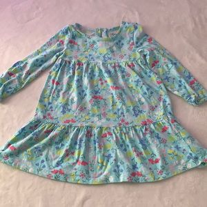 Carter’s 3T long sleeve floral cotton dress